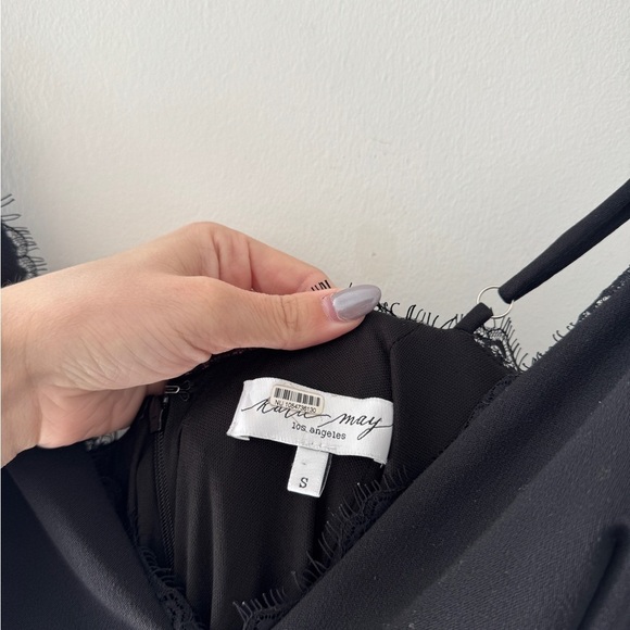 KATIE MAY Saylor Black Lace Gown S - Picture 13 of 13